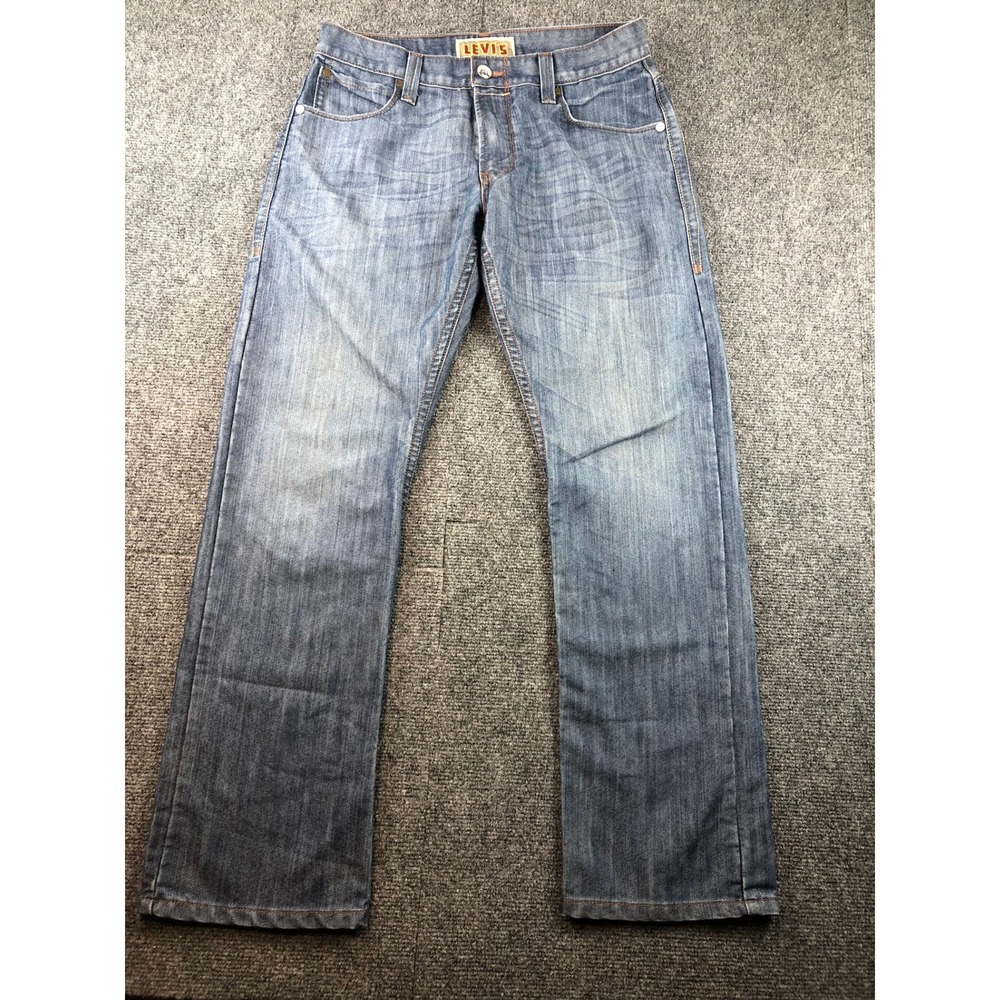 Levi's Men's Light Blue Slim Straight Jeans